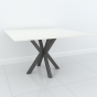 Studio Line Square Dining Table - 4 Seater in White & Grey by Steve Bristow | Style Our Home