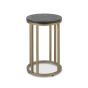 Chevron Peppercorn Ash Side Table by Bentley Designs | Style Our Home