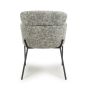 Parkgley Moss Heather Textured Fabric Accent Chair with Black Metal Legs (2pk)
