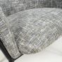 Parkgley Moss Heather Textured Fabric Accent Chair with Black Metal Legs (2pk)