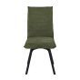 Mayfabury Green Chenille Dining Chair – Black Metal Legs (2pk)