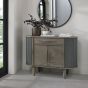 Monroe Silver Grey Narrow Sideboard by Bentley Designs | Style Our Home