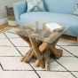 Layla Branchwood Square Lamp Table by Monologue | Style Our Home