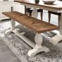 Belgrave Two Tone Bench by Bentley Designs | Style Our Home