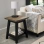 Camden Weathered Oak & Peppercorn Lamp Table by Bentley Designs | Style Our Home