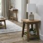 Camden Rustic Oak Lamp Table by Bentley Designs | Style Our Home