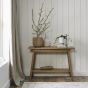Camden Rustic Oak Console Table With Shelf by Bentley Designs | Style Our Home
