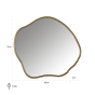 Mirror Allyson (Brushed Gold) by  Richmond Interiors | Style Our Home