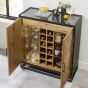 Indus Rustic Oak Drinks Cabinet By Bentley Designs | Style Our Home