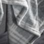 Checkmato Rolled Fleece Silver