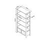 Chester Oak Open Display Unit by Bentley Designs | Style Our Home