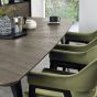 Emerson Weathered Oak & Peppercorn 4-6 Seater Extension Dining Table by Bentley Designs | Style Our Home