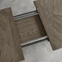 Emerson Weathered Oak & Peppercorn 4-6 Seater Extension Dining Table by Bentley Designs | Style Our Home