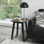 Emerson Weathered Oak & Peppercorn Square Lamp Table by Bentley Designs | Style Our Home
