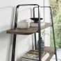 Emerson Weathered Oak & Peppercorn Open Display Unit by Bentley Designs | Style Our Home