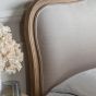 Chivaro 5' Linen Upholstered Bed Weathered