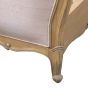 Chivaro 5' Linen Upholstered Bed Weathered