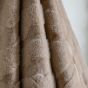 Chevronano Rabbit Faux Fur Throw Mink
