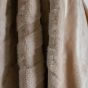 Chevronano Rabbit Faux Fur Throw Mink