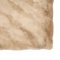 Chevronano Rabbit Faux Fur Throw Mink