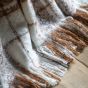 Checkano Faux Mohair Throw Tan