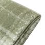 Checkano Faux Mohair Throw Olive