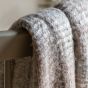Wovenano Natural Faux Mohair Sherpa Throw