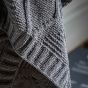 Chenillano Cable Throw Grey