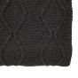 Chenillano Cable Throw Grey