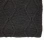 Chenillano Cable Throw Grey