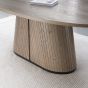 Vega Grey Oiled Oak & Peppercorn 4 Seater Table by Bentley Designs | Style Our Home
