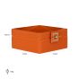 Storage Box Bodine Orange Big by  Richmond Interiors | Style Our Home