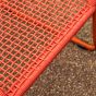 Sassaro Lounge Chair with Footstool Orange by Gallery Living | Style Our Home
