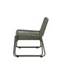 Sassaro Lounge Chair with Footstool Green
