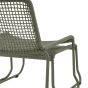 Sassaro Lounge Chair with Footstool Green