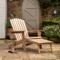 Asparo Lounge Chair with Footstool by Gallery Living | Style Our Home