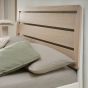 Larsen Scandi Oak & Soft Grey Slatted Bedstead Double 135cmby Bentley Designs | Style Our Home