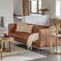 Daltaro Sofa Antique Brown Leather