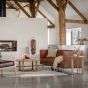 Daltaro Sofa Antique Brown Leather