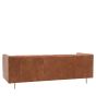 Daltaro Sofa Antique Brown Leather
