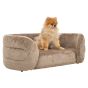 Pet bed Bingo taupe chenille (Bergen 104 taupe chenille) by  Richmond Interiors | Style Our Home