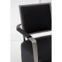 Modaraq Black Leather Armchair