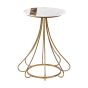 Vizzara Marble And Agate Side Table by Prestige Designs | Style Our Home