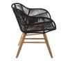 Sisara Black Rope Armchair