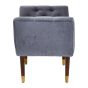 Shayrix Grey Chenille Stool