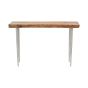 Alvoraq Natural Acacia Wood Console Table