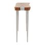 Alvoraq Natural Acacia Wood Console Table