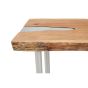 Alvoraq Natural Acacia Wood Console Table