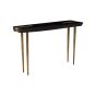 Asavora Black Acacia Wood Console Table