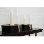 Asavora Black Acacia Wood Console Table